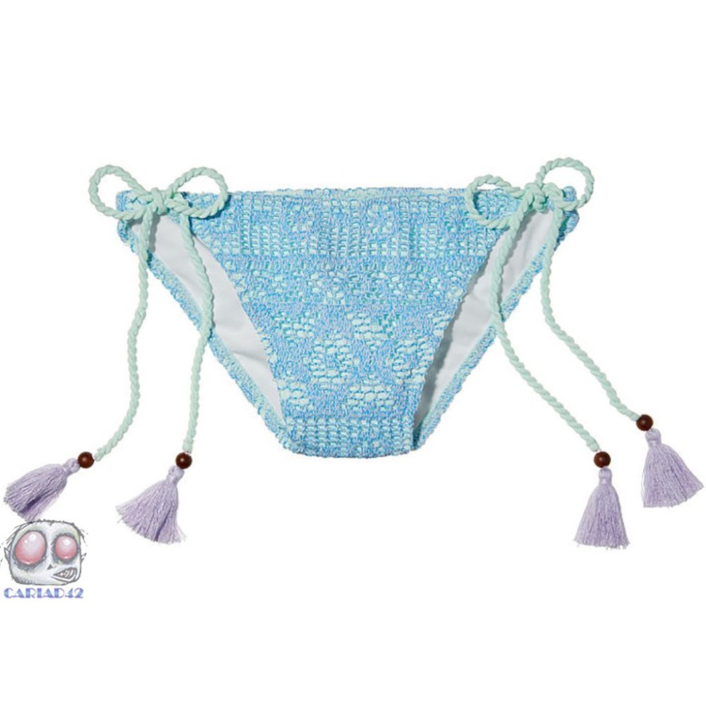 Victoria’s Secret Medium Sky Blue Bikini Bottoms .. NEW